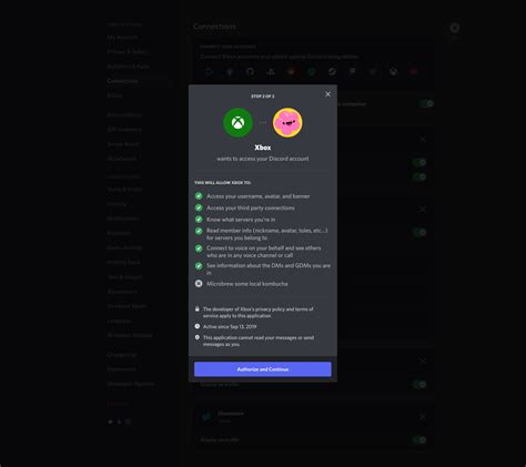 Select the Connections option, press Add on the Connections page, then choose Xbox from the Add New Connections. . Xbox account authorization discord